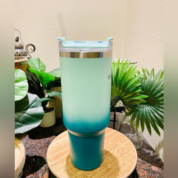 RARE Limited Edition Stanley Quencher Turquoise OMBRÉ - Picture 12 of 17